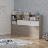 Gigi's Garden Quentin Storage Bed with Wall Bookcase