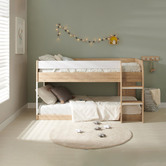 Gigi&#039;s Garden Light Timber Grace Low Line Single Bunk Bed