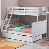 Gigi&#039;s Garden Springfield Single Over Double Convertible Bunk Bed with Hanging Shelf