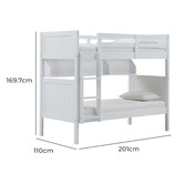 Gigi&#039;s Garden Springfield Wooden Single Convertible Bunk Bed