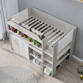 Gigi&#039;s Garden Cape Mid Sleeper Bed with Desk