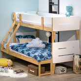 Gigi&#039;s Garden Irvine Single-Over-Double Rubberwood Bunk Bed