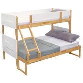 Gigi&#039;s Garden Irvine Single-Over-Double Rubberwood Bunk Bed