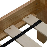 Gigi&#039;s Garden Irvine Single-Over-Double Rubberwood Bunk Bed