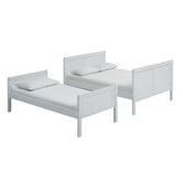 Gigi&#039;s Garden Springfield Single Over Double Convertible Bunk Bed with Hanging Shelf