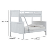 Gigi&#039;s Garden Springfield Single Over Double Bunk Bed