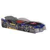 Gigi&#039;s Garden Anvha Adjustable Racing Car Bed with Mattress