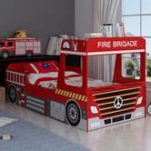 Gigi's Garden Laurence Adjustable Fire Truck Bed