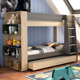 Gigi&#039;s Garden Cicely Single Bunk Bed with Bookshelf