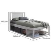 Gigi's Garden Clemmie Single Bed with Storage