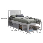 Gigi's Garden Clemmie Single Bed with Storage