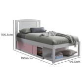 Gigi's Garden Clemmie Single Bed with Storage