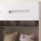 Gigi's Garden Campbell Single Loft Bed with Shelves