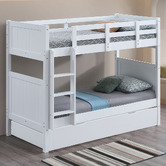 Gigi&#039;s Garden Lincoln Single Rubberwood Bunk Bed