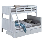 Gigi&#039;s Garden Lincoln Single Over Double Bunk Bed with Drawers