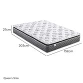 Gigi's Garden Audree Upholstered Queen Bed with Storage Drawers &amp; Mattress