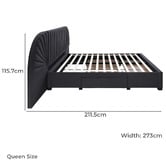 Gigi's Garden Bracha Upholstered Queen Bed with Storage Drawers