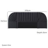 Gigi's Garden Bracha Oversized Upholstered Queen Bedhead
