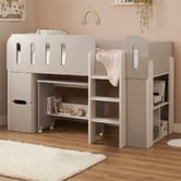 Gigi's Garden Folly Single Loft Bed with Desk