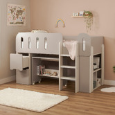 Gigi's Garden Folly Single Loft Bed with Mattress