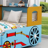 Gigi's Garden Dewey Adjustable Train Bed with Mattress