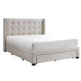 Gigi's Garden Aurel Upholstered Bed with Storage Drawers