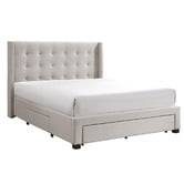 Gigi's Garden Aurel Upholstered Bed with Storage Drawers