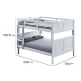 Gigi's Garden Lincoln Double Rubberwood Bunk Bed with Trundle