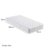 Gigi's Garden Sage Green Naomie Single Loft Bed with Mattress