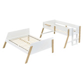 Gigi's Garden Evan Single Over Double Bunk Bed with Double Trundle
