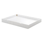 Gigi's Garden Evan Single Over Double Bunk Bed with Shelves &amp; Double Trundle