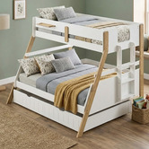 Gigi's Garden Ethan Single Over Double Bunk Bed with Double Trundle