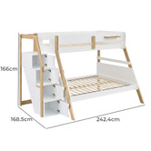 Gigi's Garden Evan Single Over Double Bunk Bed