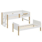 Gigi's Garden Ethan Single Bunk Bed with Storage Units