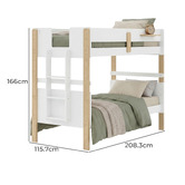 Gigi's Garden Ethan Single Bunk Bed with Storage Units