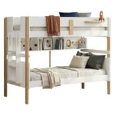 Gigi's Garden Ethan Single Bunk Bed with Shelves