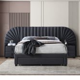 Gigi's Garden 3 Piece Alexander Queen Bedroom Furniture Set