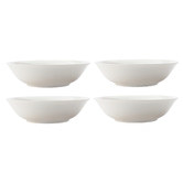 Casa Domani Casual White Evolve 18cm Porcelain Cereal Bowls