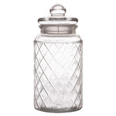 Casa Domani Trellis 1.3L Glass Storage Jar