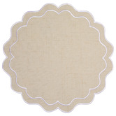 Casa Domani Banda Scallop 38cm Cotton Placemats