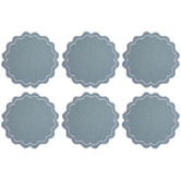 Casa Domani Banda Scallop 38cm Cotton Placemats