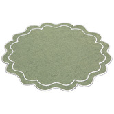 Casa Domani Banda Scallop 38cm Cotton Placemats