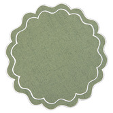 Casa Domani Banda Scallop 38cm Cotton Placemats