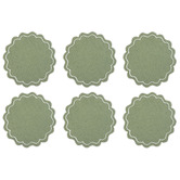 Casa Domani Banda Scallop 38cm Cotton Placemats