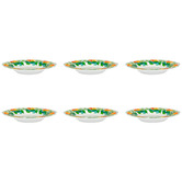 Casa Domani Jardino 22cm Porcelain Rim Bowls