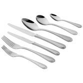 Casa Domani 56 Piece Brocade Stainless Steel Cutlery Set