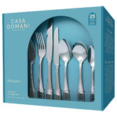 Casa Domani 56 Piece Brocade Stainless Steel Cutlery Set