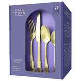 Casa Domani 16 Piece Castello Stainless Steel Cutlery Set