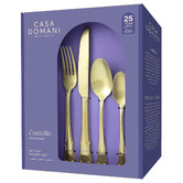 Casa Domani 24 Piece Castello Stainless Steel Cutlery Set