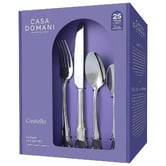 Casa Domani 24 Piece Castello Stainless Steel Cutlery Set